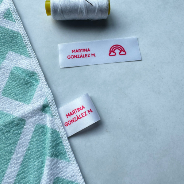 Etiquetas para coser