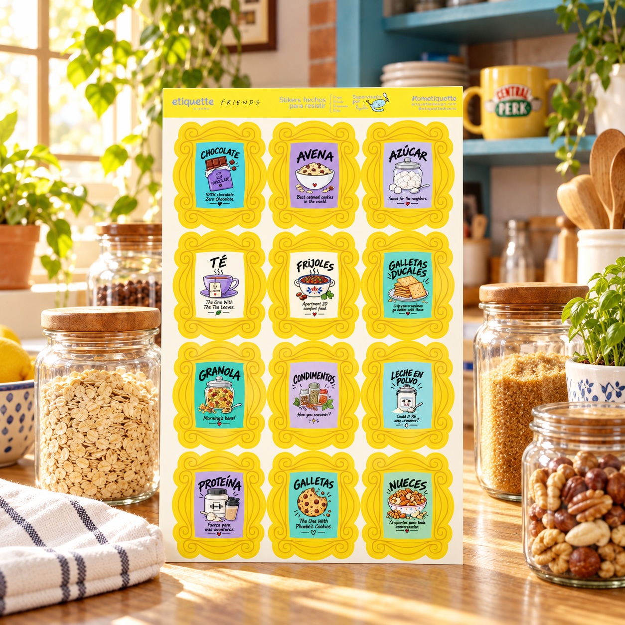 Colección Cocina Friends Grandes x 12